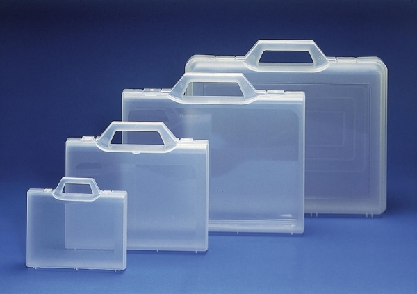 transparenter Koffer mattiert 155x108x34 mm